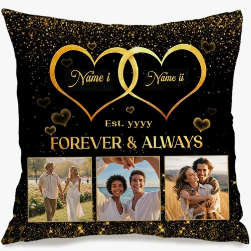 Miniatura 15 de Personalized Pillowcase with 6 Pictures and Words for Mom, Soft Decorative Cushion Perfect as a Meaningful Gift for Birthdays Christmas or 6