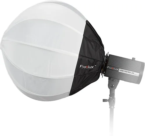 Miniatura 3 de Fotodiox Linterna Softbox 20in (50cm) Globe - Caja de luz plegable con anillo de velocidad fotogénico para fotogénico y compatible