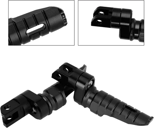 Miniatura 7 de Reposapiés delantero negro para Benelli Tornado 252R 2021-2022, para Benelli BN302S 2018-2022, para Benelli TNT 600I 2018-2022, para Benelli TNT 135