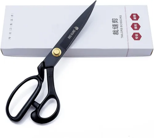 Miniatura 5 de SMITH CHU Tijeras de costura, tijeras de sastre resistentes para tela, cuero, materias primas, confección, tijeras de tapicería profesionales