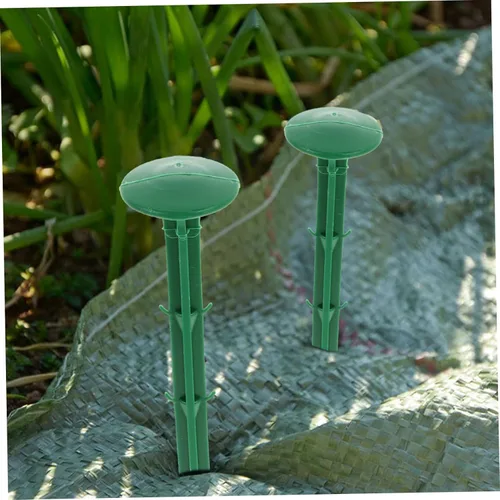 Miniatura 8 de Yardwe 100 estacas de paisaje, estacas de jardín, estacas de jardín para red, estacas de tela de paisaje, estacas de paisajismo, estacas de tela