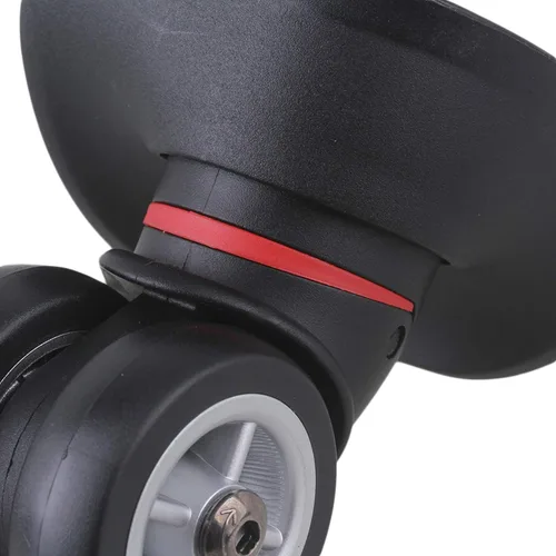 Miniatura 5 de Doublelife 1 par de repuesto negro equipaje giratorio reparación maleta piezas ruedas ruedas 1.929 in resistente con tornillos