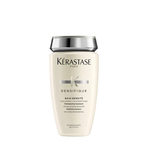 KERASTASE Densifique Densité Shampoo | Champú espesante y fortalecedor | Elimina la acumulación y añade brillo | Con ácido hialurónico | Para