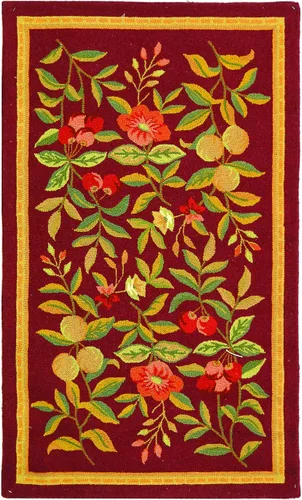 Miniatura 17 de SAFAVIEH Chelsea Collection - Alfombra decorativa de 1 pies 8 pulgadas x 2 pies 6 pulgadas, color negro, lana de campo francesa enganchada a mano