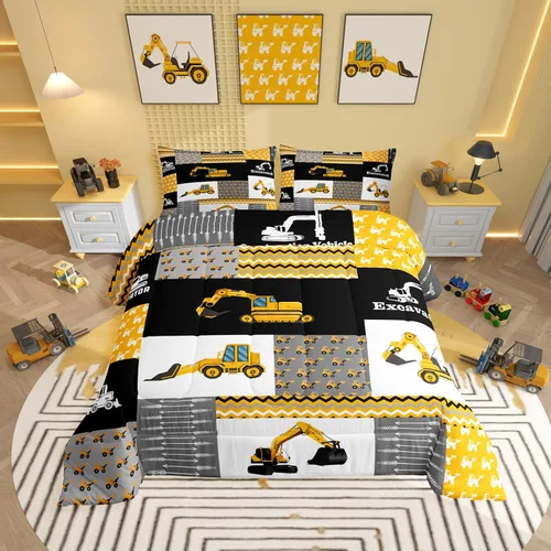Miniatura 13 de Feelyou Juego de edredón de perezoso lindo juego de ropa de cama para niños y niñas, juego de edredón de mariposa de galaxia, hojas botánicas