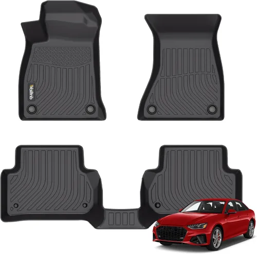 Miniatura 21 de Tapetes de piso para todo clima y forro de carga con respaldo para Chevrolet Suburban de 7 asientos 2021-2025 / GMC Yukon XL de 7 asientos