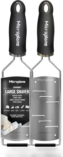 Miniatura 11 de Microplane Gourmet Series - Rallador de queso duro (fino, negro)