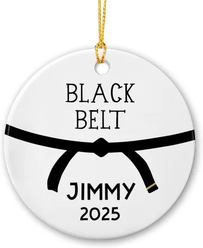 Miniatura 20 de Adornos personalizados de cerámica de fútbol americano, recuerdo de adorno de Navidad de jugador de fútbol americano, regalo para atletas