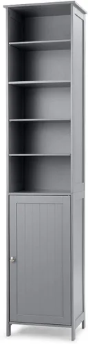 Miniatura 6 de GLACER Gabinete de almacenamiento de 72 pulgadas de alto, gabinete de piso de baño con estantes ajustables, gabinete de almacenamiento estrecho que