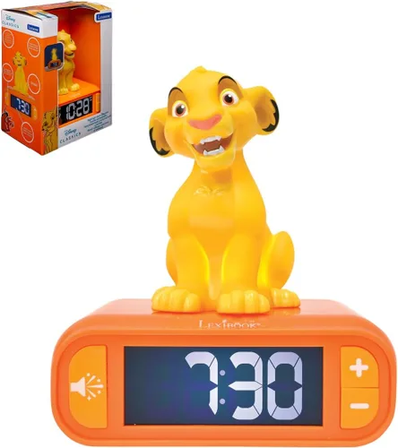 Miniatura 33 de Lexibook - Reloj despertador de dinosaurio con luz nocturna, para niños y niñas, con función de repetición, azul/verde - RL800DINO