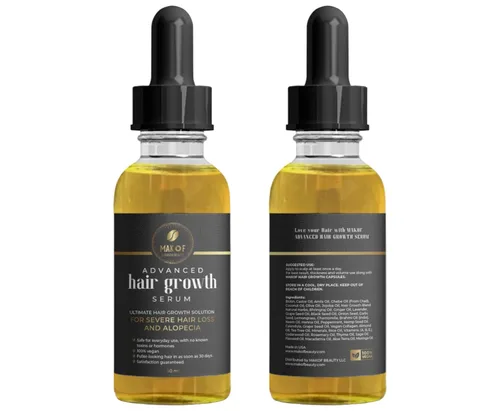 Tratamiento eficaz para el crecimiento del cabello: biotina, colágeno, proteína y 38 aceites esenciales para un cabello más largo y grueso. Hidrata