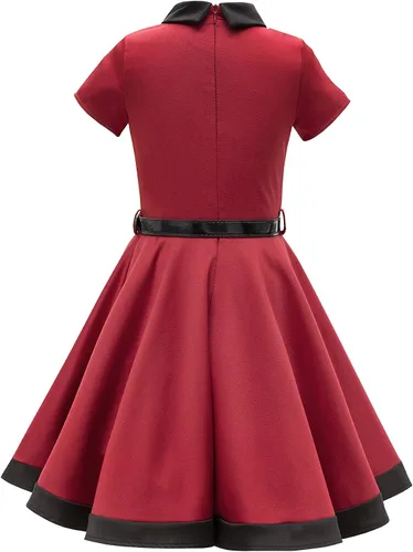 Miniatura 2 de BlackButterfly Vestido para niñas "Lucy" vintage Clarity 50, Negro