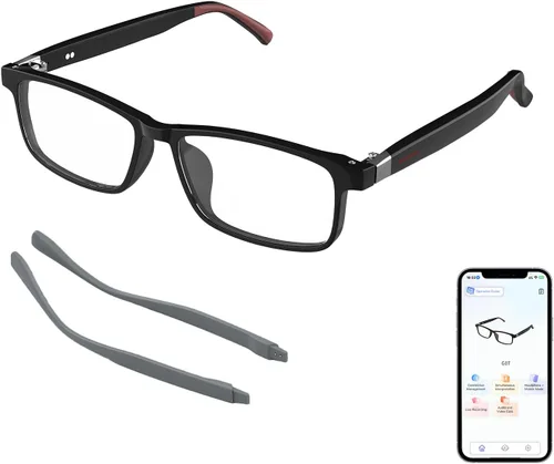 Miniatura 14 de Lentes inteligentes Al 2026 para hombres y mujeres, lentes de traducción Bluetooth con 164 idiomas, lente de cambio de color, música y llamadas