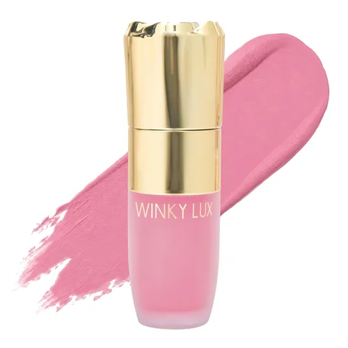 Miniatura 8 de Winky Lux Cheeky Rose Liquid Sculpt - Bronceador líquido sin peso de alto pigmento y contorno, mezclable sin esfuerzo, acabado de terciopelo ligero