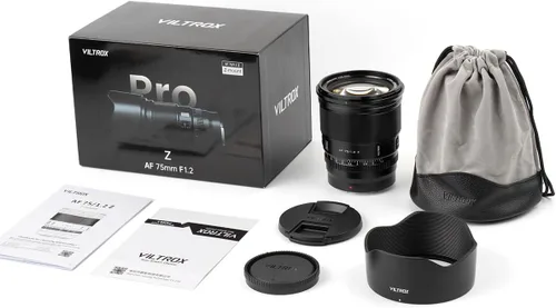Miniatura 9 de VILTROX 75mm f/1.2 F1.2 PRO Lente de enfoque automático para cámara Nikon Z-Mount Ultra gran angular APS-C AF Compatible con cámaras Nikon Z-Mount