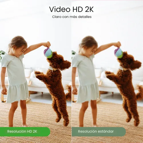 Miniatura 3 de INFIYA Cámaras 360 para Seguridad del Hogar - Cámara Interior de Monitoreo para Bebé/Niñera con Resolución Alta 2K y Llamada con un Toque