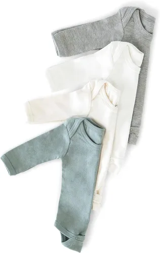 Miniatura 4 de Laas Body unisex de algodón orgánico, certificado GOTS, bebé, manga larga, una pieza