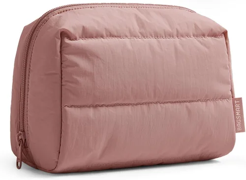 Miniatura 14 de BAGSMART Pequeña bolsa de maquillaje, bolsa de cosméticos de viaje, bolsa de maquillaje pequeña con cremallera, bolsa de aseo resistente al agua