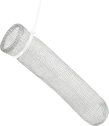 Miniatura 2 de 24 Piezas Trampas de Pelusa para Lavadora de Acero Inoxidable Trampas Cazapelusas para Lavandería Filtro de Malla para Manguera de Lavadora con 24