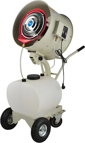 Miniatura 6 de YYMIYU Ventilador de niebla de agua de 20 pulgadas para patio, tiendas al aire libre, plazas, lugares de carnaval y refrigeración de gran área