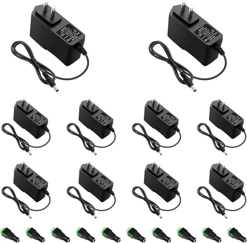 Miniatura 9 de ALITOVE Fuente de alimentación DC 12V 1A 12W Adaptador de CA 100~240V 50-60hz a 12 voltios 1Amp 0.5A Transformador DC 12V Cable de alimentación 5.5