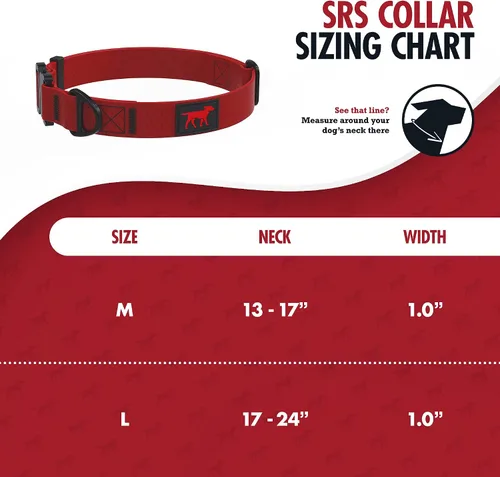 Miniatura 2 de Tuff Pupper Collar de acción impermeable para perros Collar de perro resistente al agua A prueba de desgarros y sin olor Herrajes metálicos