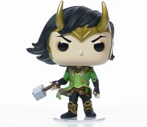 Miniatura 3 de Funko Pop! Marvel Loki Figura de vinilo exclusiva #615 [Mjolnir]