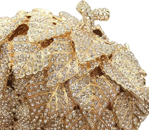 Miniatura 5 de AiUWay - Bolsos de noche con diamantes de imitación para mujer