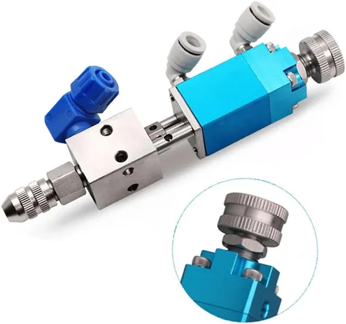 Miniatura 5 de Válvula dispensadora de pegamento de válvula dispensadora de dedal neumática de precisión 0.0 fl oz