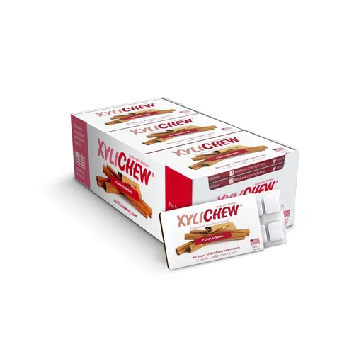Miniatura 30 de Xylichew - Botes de goma de mascar 100% xilitol, sin OMG, gluten, aspartame y goma sin azúcar, cuidado bucal natural, alivia el mal aliento