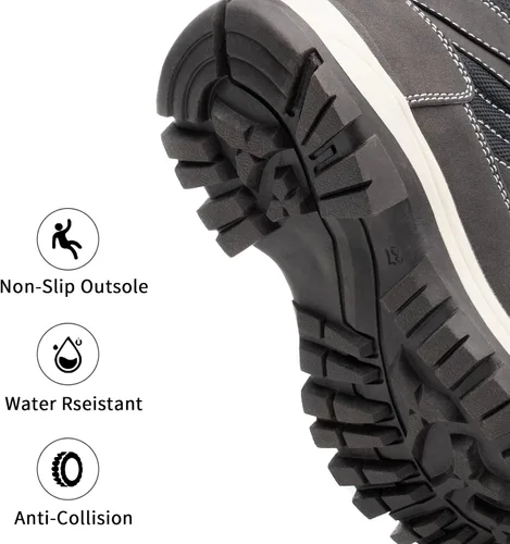 Miniatura 4 de Botas impermeables para el trabajo de senderismo para mujer, botas tácticas de senderismo para la nieve de invierno, botas de senderismo