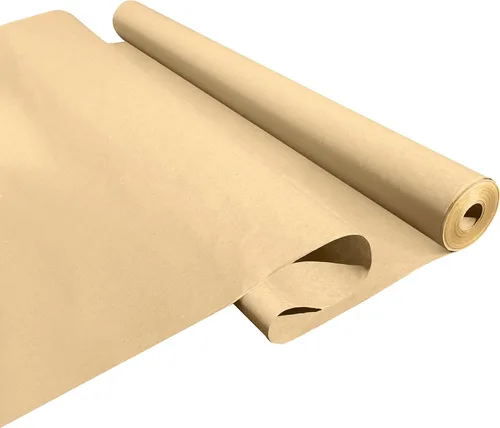 Rollo jumbo de papel kraft hecho en Estados Unidos de 30" x 1200" (100 pies), ideal para envoltura de regalos, arte, manualidades, postal, embalaje,