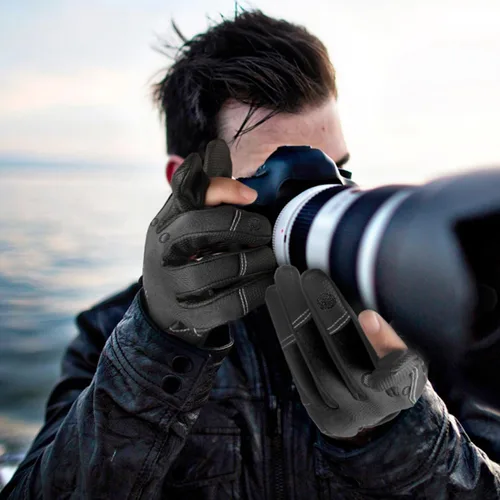 Miniatura 4 de Palmyth Guantes de pesca de neopreno para hombres y mujeres con 3 dedos sin puntas, flexibles, ideales para fotografía, pesca con mosca, pesca