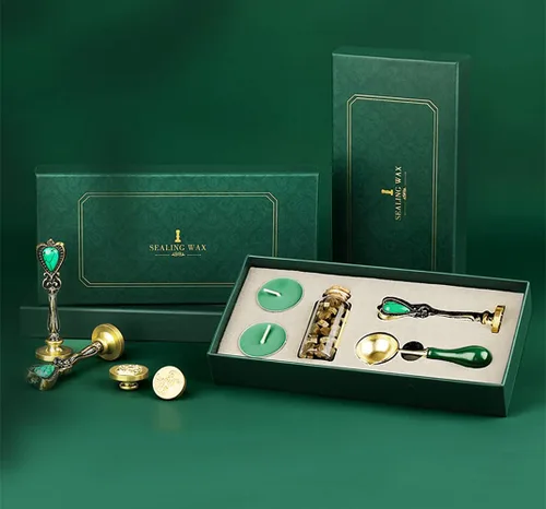 Miniatura 5 de Fancy Letters S - Juego de sellos de cera personalizados, sello de cera para tarjetas de cartas invitaciones letras S
