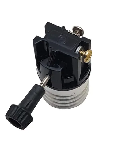 Miniatura 3 de B&P Lamp® Kit de cableado de lámpara de mesa con acabado chapado en latón con arpa de 9 pulgadas y enchufe de 3 vías Acabado de latón + arpa de 9