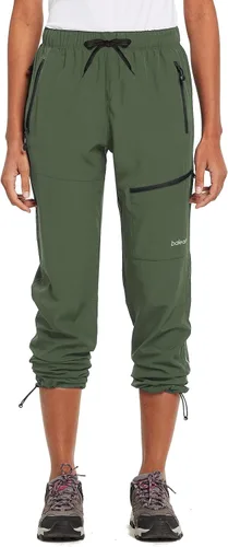 Miniatura 2 de BALEAF - Leggings tipo capri para mujer, con bolsillos, cintura alta, longitud hasta la rodilla, elásticos, pantalones casuales de yoga