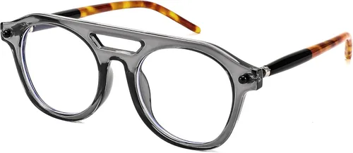 Miniatura 11 de FEISEDY Gafas de bloqueo de luz azul aviador de los años 70, marco piloto cuadrado, antideslumbrante, gafas de computadora para mujeres y hombres