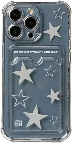 Miniatura 7 de Funda compatible con iPhone 11, funda suave coreana Y2K Star con ranura para tarjetero, bonita funda protectora kawaii transparente a prueba de Para