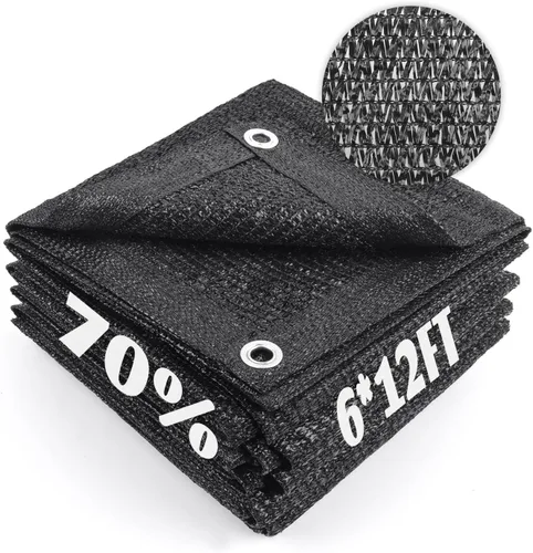 Miniatura 115 de Cool Area Lona de malla con ojales para cubierta de plantas, toldo de patio de 10 x 20 pies, para jardín, pérgola, invernadero, coche, granero, 55%