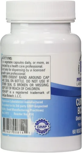 Miniatura 4 de Progressive Labs - Curcumin BCM-95 60 vcaps [Salud y Belleza]