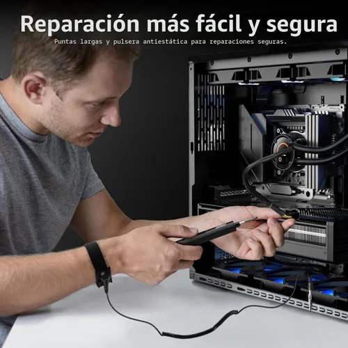 Miniatura 9 de JOREST Mini destornillador eléctrico 155 en 1 inalámbrico, juego de destornilladores eléctricos de precisión, 5 niveles de par (máximo 0.75 N.m)