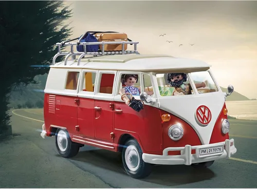 Miniatura 2 de Furgoneta de campamento Volkswagen T1 de PLAYMOBIL