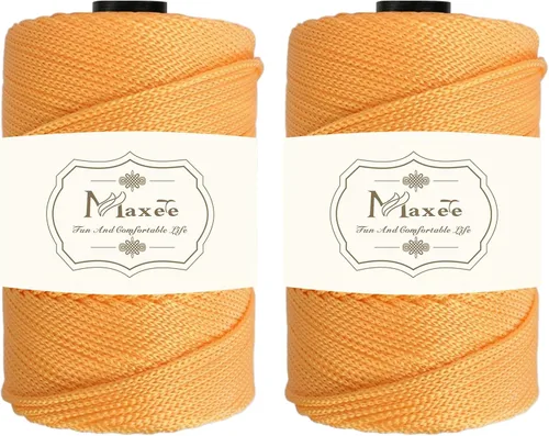 Miniatura 80 de Cordón de macramé premium de poliéster 3 mm × 218 yardas, cordón de macramé 100% polipropileno de 3 mm, ideal para crochet, colgadores de pared, 30