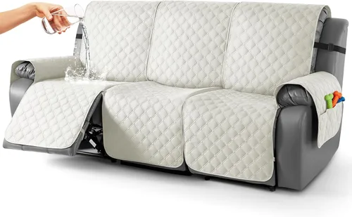 Miniatura 59 de TAOCOCO Fundas reclinables 100% impermeables, con correas para las piernas, funda de sofá reclinable reversible para silla reclinable, protector