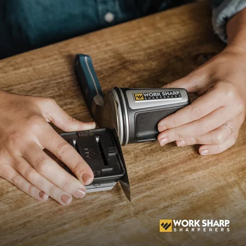 Miniatura 7 de Work Sharp Afilador de cuchillos rodantes, 4 ángulos de afilado, para todos los juegos de cuchillos de cocina