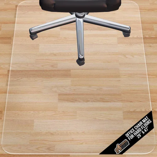 Miniatura 12 de GORILLA GRIP Tapete antideslizante para silla de oficina para suelos de alfombra, deslizamiento suave de 36 x 48 pulgadas debajo del escritorio