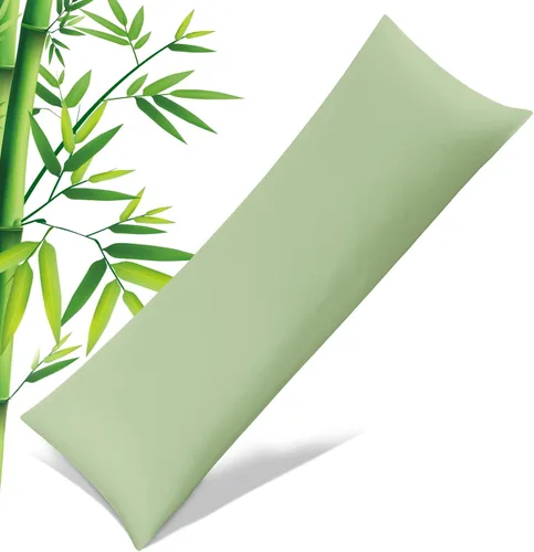 Miniatura 35 de Fundas de almohada de tamaño corporal, Fundas de almohada de viscosa refrescante con cierre de cremallera, Funda de almohada fresca y transpirable