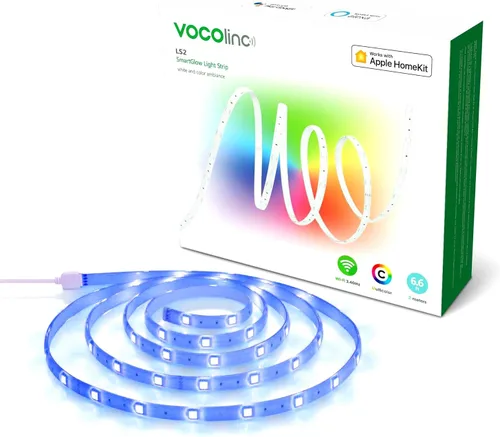 Miniatura 7 de VOCOlinc - Tira de luz LED que funciona con Homekit Alexa y el asistente de Google, no requiere Hub, 2.4 GHZ