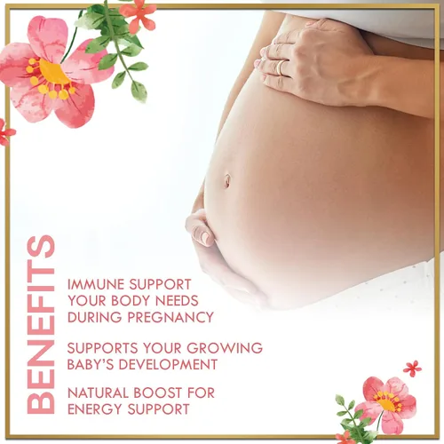 Miniatura 5 de Vitaminas prenatales para mujeres – Multivitamínico completo para el embarazo – Ácido fólico, Omega 3 DHA, colina, vitamina D – Apoyo esencial