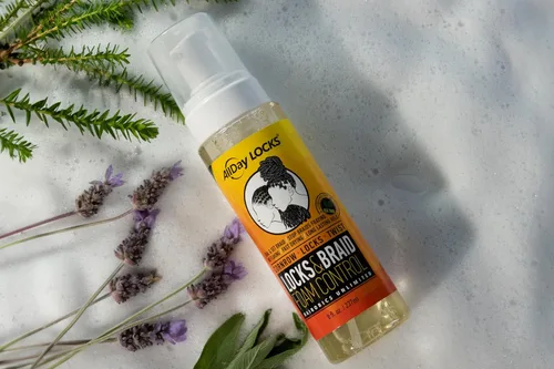 Miniatura 4 de AllDay Locks Espuma para Trenzas - Mousse de Larga Duración para Estilo y Brillo, Espuma para Trenzar para Mujeres y Hombres, Fija y Sella para un
